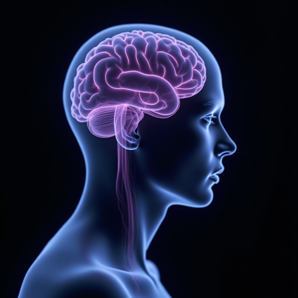 Abstract visualization of automatic financial decision-making in the brain